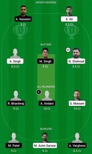 MAL vs WLP Fantasy Suggestion Team 1
